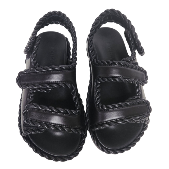 BOTTEGA VENETA Jack Sling Back Flat Sandals - Picture 2 of 16